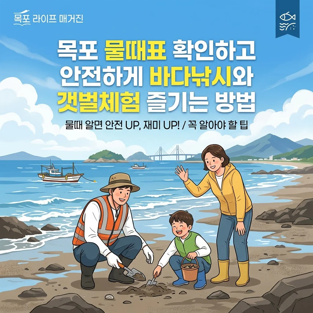 목포 물때표 5월 6월 7월 오늘 물때 시간표 달력 조회 — 간조·만조·바다낚시