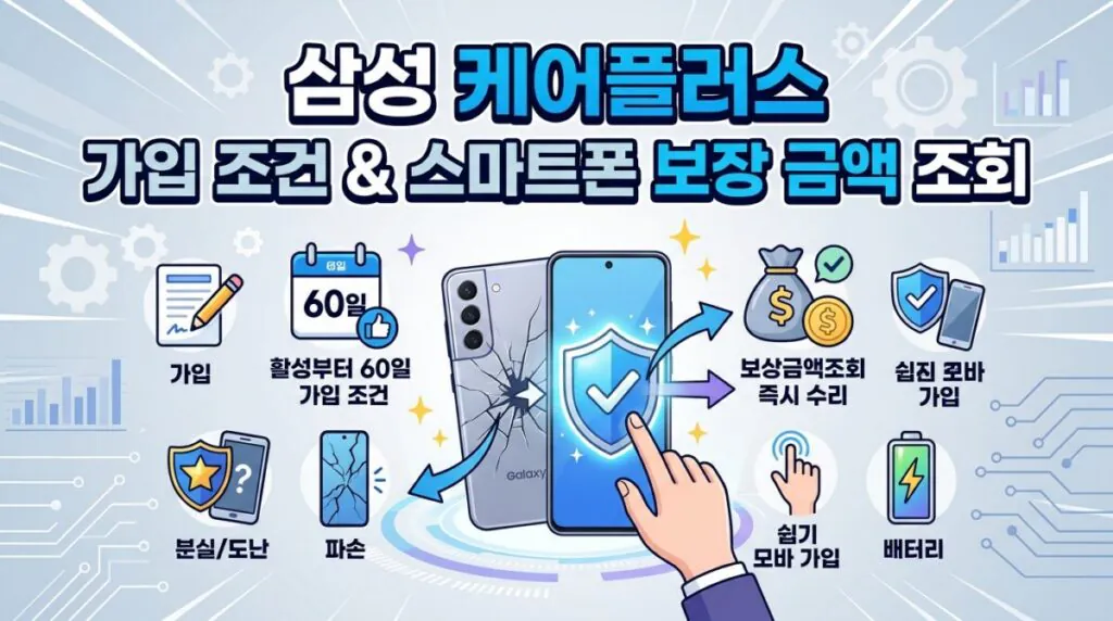 삼성 케어플러스란 가입 방법·비용·해지·양도까지 총정리 (파손·분실 보장 포함)