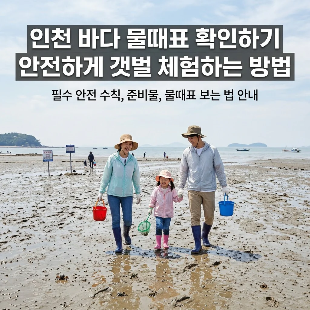인천 바다 물때표 5월 6월 7월 오늘 물때 시간표 달력 조회 — 간조·만조·바다낚시