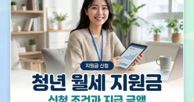 청년 월세 지원금 신청 조건과 지급 금액