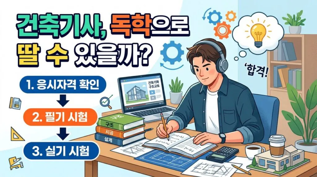 건축기사, 독학으로 딸 수 있을까 응시자격과 필기·실기 순서