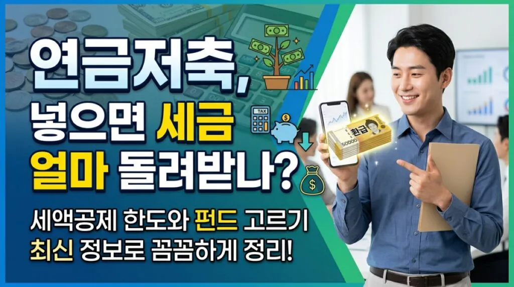 연금저축, 넣으면 세금 얼마 돌려받나 세액공제 한도와 펀드 고르기