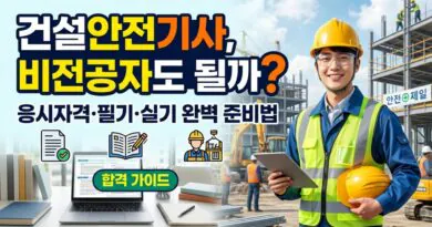 건설안전기사, 비전공자도 될까 응시자격·필기·실기 준비법