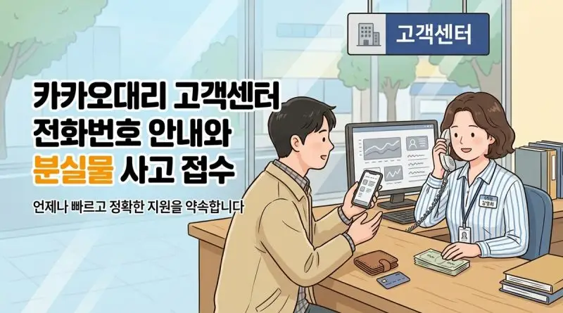 카카오대리 고객센터 전화번호 대표 이미지